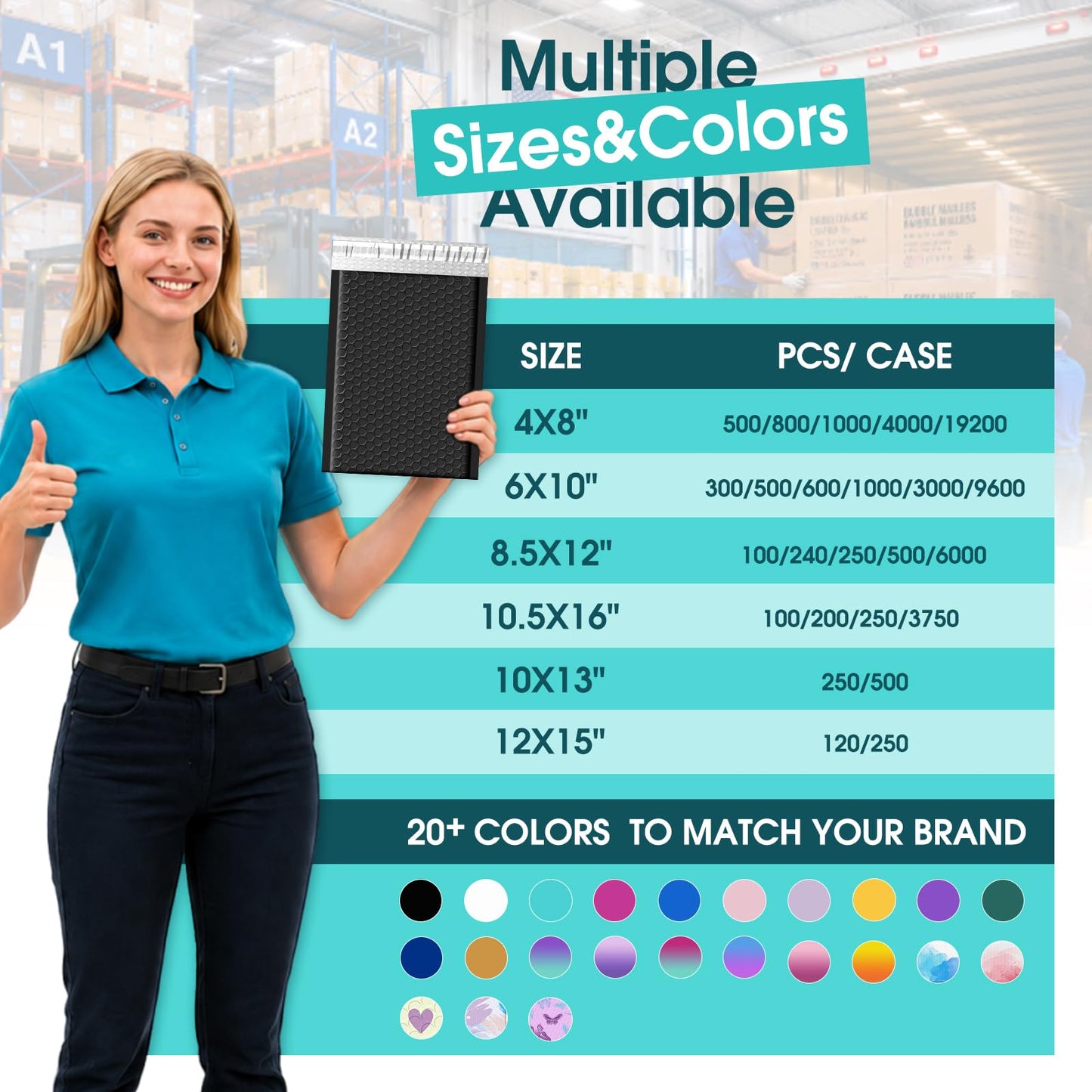 Fuxury Black Bubble Mailers 6x10" Padded Envelopes 1000Pack Strong Adhesion Thick Padded Mailers for Small Business Mailing Small Items,Jewelry,Makeup