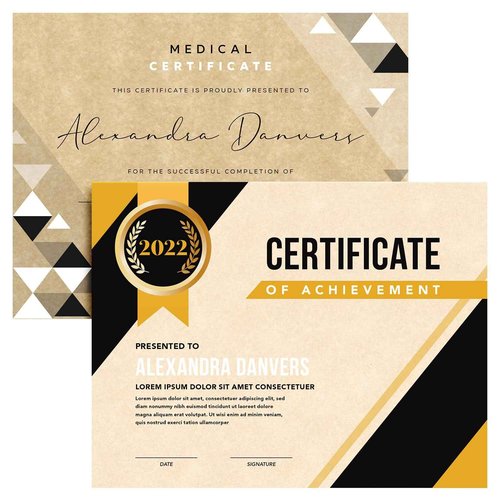 Aged Stationery Parchment Recycled Paper | 65lb Cover Cardstock | 11" x 17" inches | 50 Sheets per Pack