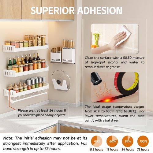 3M Double Sided Tape, 1 in x 16.5 ft, Heavy Duty Adhesive Mounting Tape, 3M VHB Foam Tape 5952 for Cars, Walls, Home, Office Décor