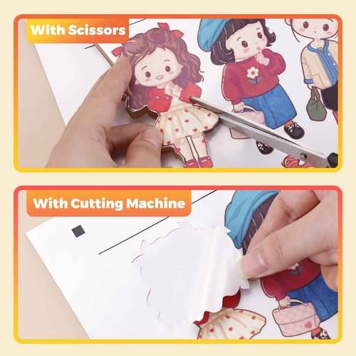 HTVRONT 20 Sheets Self Laminating Sheets + 100 Sheets Glossy Printable Vinyl Sticker Paper