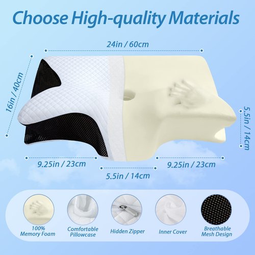 HOMCA Donut Pillow hemmoroid Cushion for Office Chair,Sciatica Pain Relief for Sitting,Premium Memory Foam Wheelchair Cushions for Pressure Relief,Tailbone Pain Car Seat