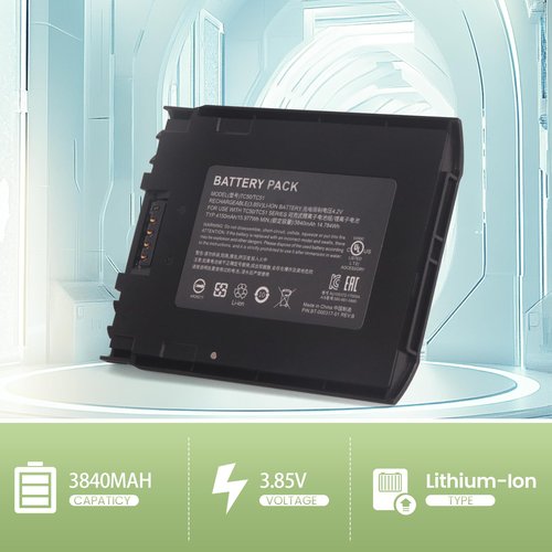For Zebra TC57 Scanner Battery Replacement: For Zebra TC51 Battery - TC57 TC52 TC56 TC510 TC510K TC520L TC51HC TC57HO TC510K-1PAZU2P-A6 BT-000314 BTRY-TC51-44MA1-01 BTRY-TC51-4A1-01 Model Barcode