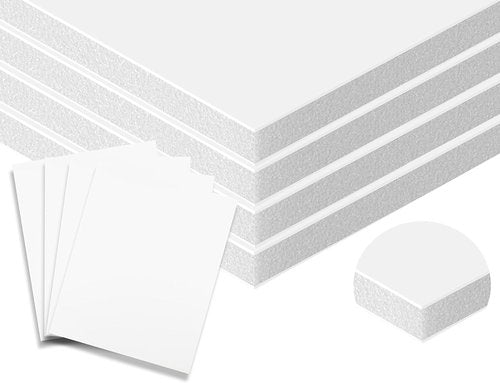 Foam Board 18x24 - 50 Pack Acid-Free Foam Core Boards | Thick 3/16" White Foam Poster Sheets