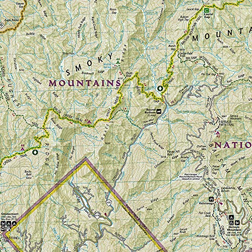 Great Smoky Mountains National Park Map | Trails Illustrated Topographic Map