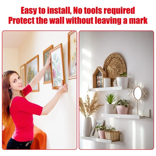 Double Sided Tape Heavy Duty, Waterproof Mounting Foam Tape, 73ft Length, 0.4in Width, High Temperature Resistant Adhesive Tape for Car, LED Strip Light, Office Decor, Made of 3M VHB Tape.