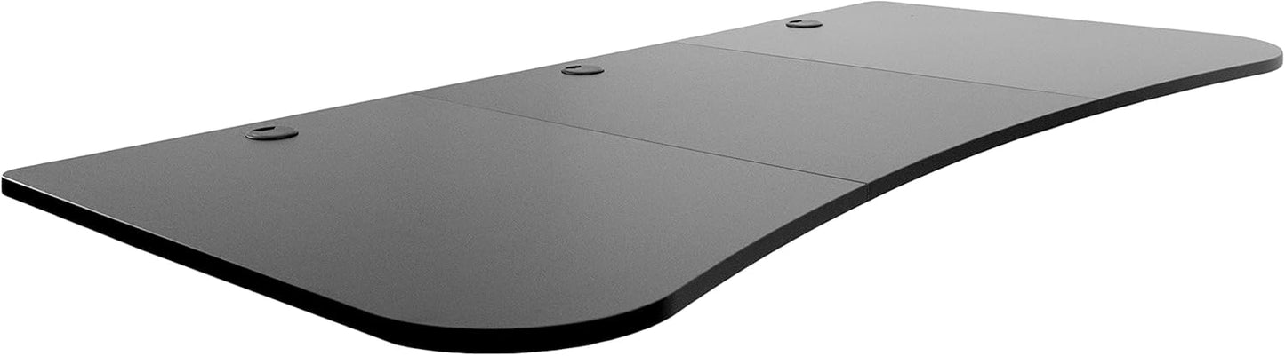 VIVO Universal Table Top - 63 x 32 Inch Black Desktop for Height Adjustable Desks | Home & Office Use