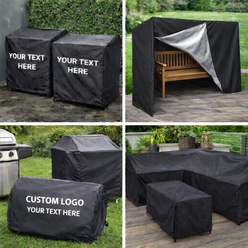 Custom Fit Home Dust Protection Cover - Made-to-Measure Furniture & Equipment Cover with Personalized Text