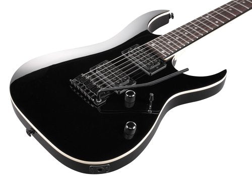 Ibanez RGA Gio Electric Guitar - Black Night Bundle with Amp, Gig Bag, Tuner, Cable, Picks, Austin Bazaar Instructional DVD, and Polishing Cloth