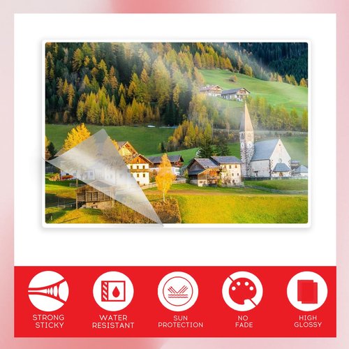 HARTWII 25 Pack Self-Sealing Laminating Pouches 4x6 Inch,10 Mil Self Adhesive Lamination Pouches,Waterproof Photo No Heat Laminating Sheets No Laminator Machine Need