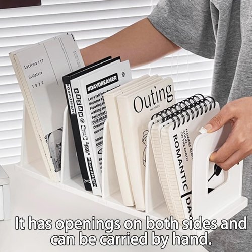 Multifunction Desktop Splitter Plate Mail and Letter Organizer broaden White Detachable Adjustable Storage Rack Save Space high-Capacity Office