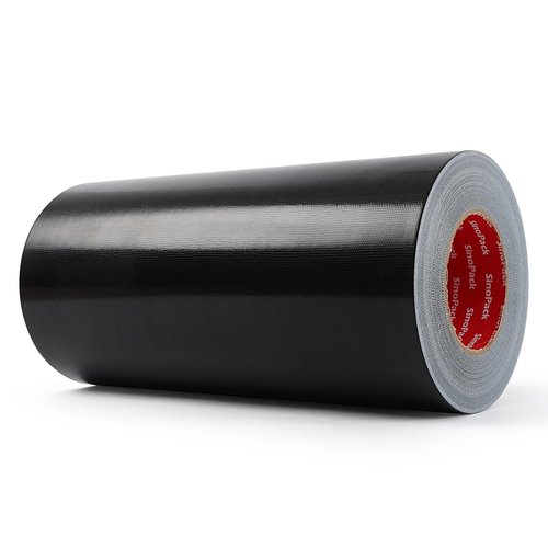 SinoPack Duct Tape Black Wide Roll Heavy-Duty Industrial Strength 12 inches x 55 Yards,9.1 Mil, Waterproof, Strong, Flexible, No Residue, UV Resistant for for Indoor Outdoor Repairs Tear by Hand