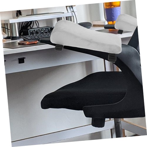 NUOBESTY 2Pcs Ergonomic Desk Chair Arm Pads Comfortable Armrest Covers for Office and Gaming Chairs Material Elevates Elbow Support