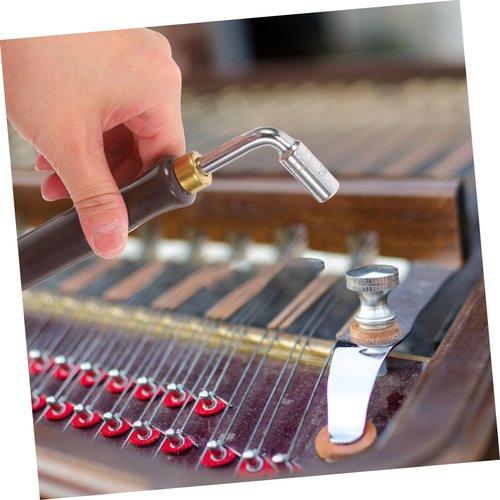 Abaodam Dulcimer Tuning Wrench Tool Ergonomic Design for Easy Use Compact Lightweight Accessory for Efficient Tone for Dulcimer Instruments High Hardness Impact Resistant