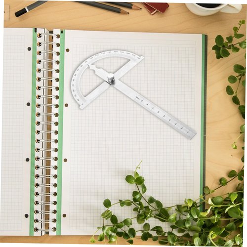 Holibanna Angle Protractor with Swing Arm Hollow Design Accurate Measuring Tool for Woodworking Carpentry and Projects