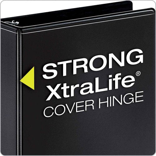 Cardinal Economy 3 Ring Binders, 2 Inch and 3 Inch, Black and White, Presentation View, Nonstick, PVC Free, 4 Pack Bundle (79522 + 00430)