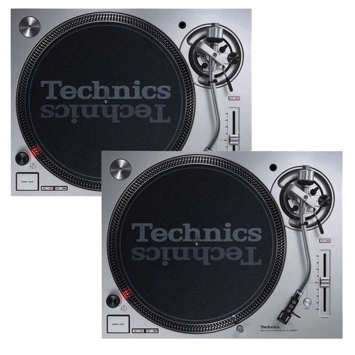 Clutch (2) Technics SL-1200MK7 Direct Drive Professional Turntable (Silver) Bundle