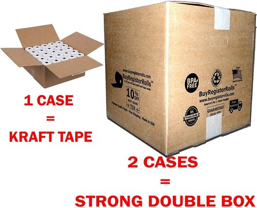 2 5/16" x 400' thermal receipt paper rolls (12 Rolls) for Dresser Wayne Gas System Receipt Paper/Island Printer Pay-At-The-Pump Thermal Paper BPA Free