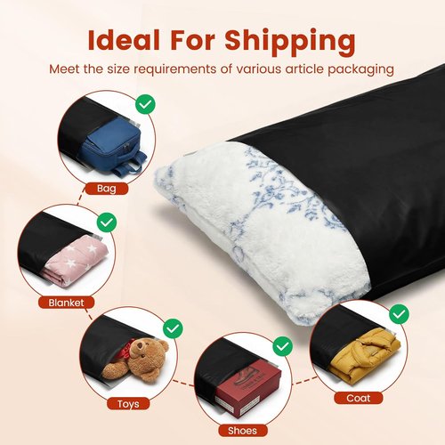 Metronic Poly Mailers - Heavy Duty 19x24 Shipping Bags | 250 Pcs Self-Seal Black Envelopes for E-Commerce