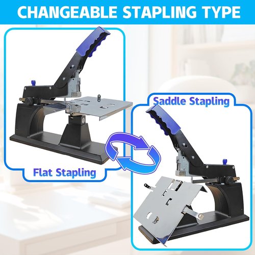Rayson SH-03 Heavy Duty Saddle Stapler - Versatile Manual Stitching for Saddle & Flat Stapling