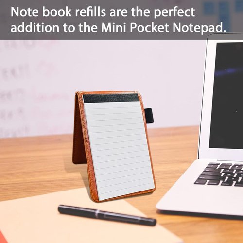 Nichela 20 Pack Small Notepads - 3 x 5 Inch Ultra Quality Lined Memo Pads | Perfect for Office Use