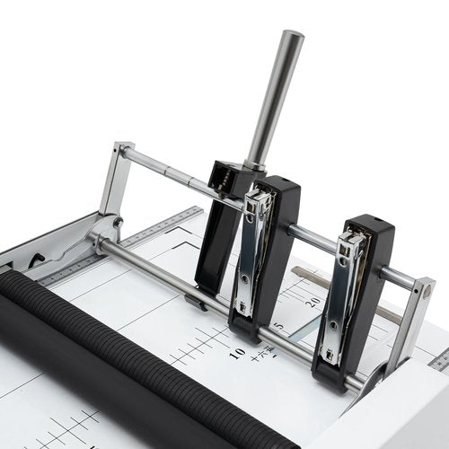 A3 Booklet Maker Machine, 110V Paper Folding Binding Machine MAX 11.7"x16.5" Paper Folding and Stapling Equipment for Brochures, Manuals, Invitations, Home, School, Office, Church