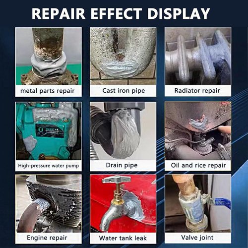 Strong Foundry Glue, High Temperature Resistant Casting Repair, Metal Repair Glue, Premium Liquid Welding Filler for Metal Defects and Repairs
