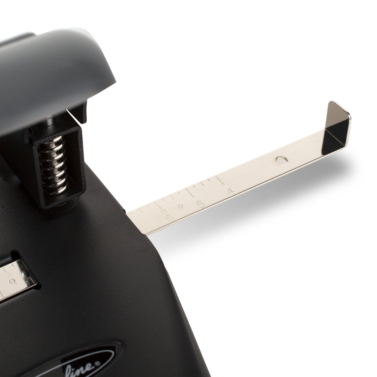 Swingline 2 Hole Punch, 28 Sheet Capacity Hole Puncher, Paper Punch, Low Effort Comfort Handle, Alignment Guide, Black (74050)