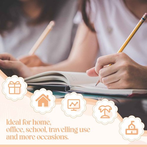 Colarr 12 Pcs Sublimation Journal Blank Notebooks Bulk A5 190 Pages Thick Faux Leather Sublimation Notebook Note pad Journal for School Office Supplies, 8.3 x 6 Inch