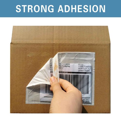 1000 Pcs 9.5"x6.7" Self-Sealing Packing List Envelope Pouches, Clear Adhesive Top Loading Packing Envelopes for Shipping Supply, Mailing Pouch Enclosed Bags Packing Slip & Invoice Labels