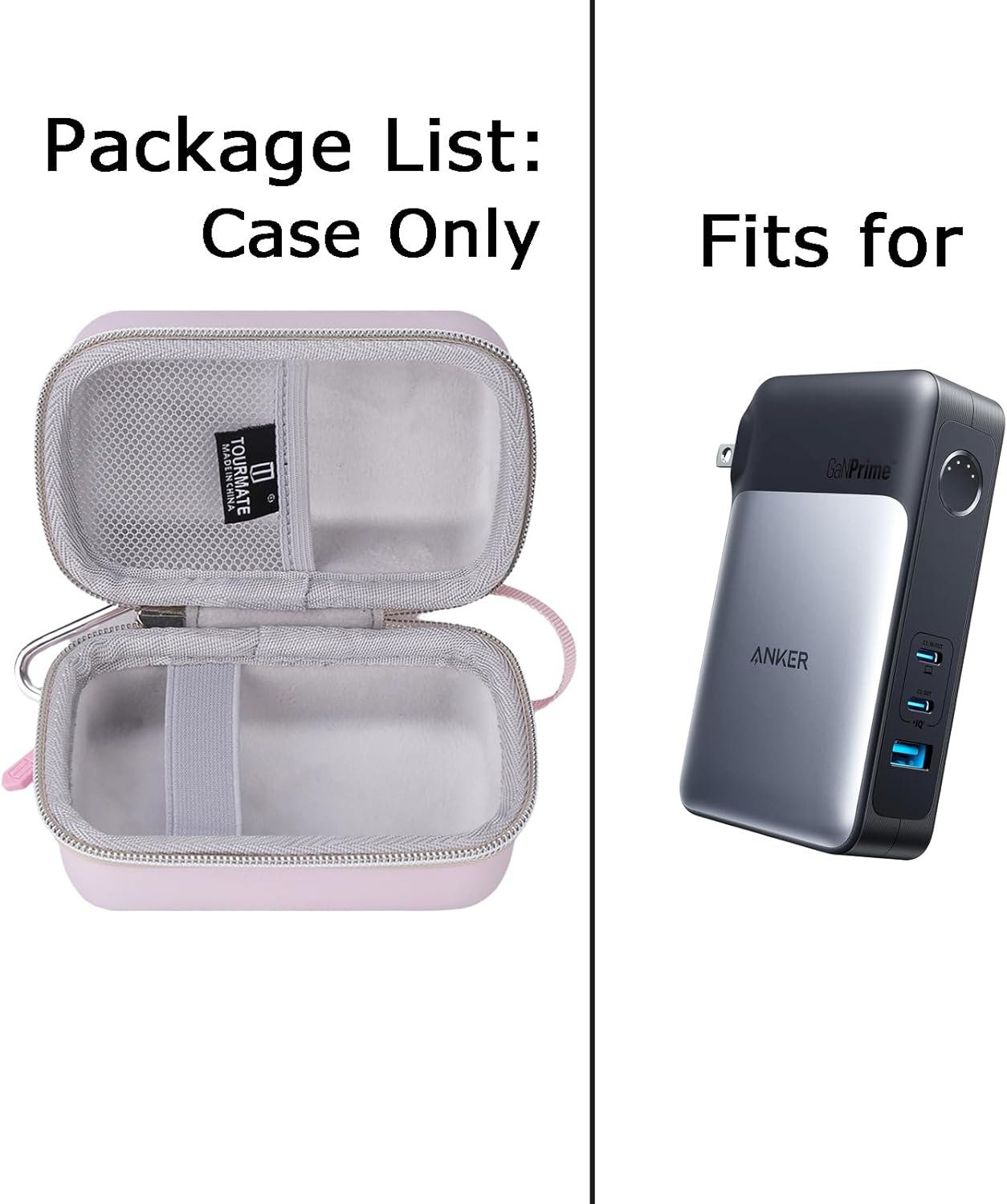 Tourmate Hard Storage Case for Anker 733 Power Bank | Durable Travel Holder for 2-in-1 Hybrid Charger