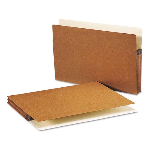 Smead File Pocket, Straight-Cut Tab, 1-3/4" Expansion, Legal Size, Redrope, 50 Per Box (74800)
