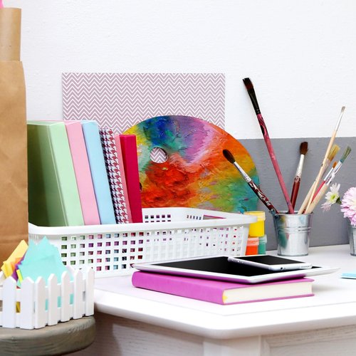 BeapTcely 12 Pack Classroom Storage Baskets 15''x10''x3'' Large Plastic Classroom Paper Trays with Handle Letter Size A4 Paper Toy Basket Turn in Trays for Library, Office Desk Drawer Organizing (12)