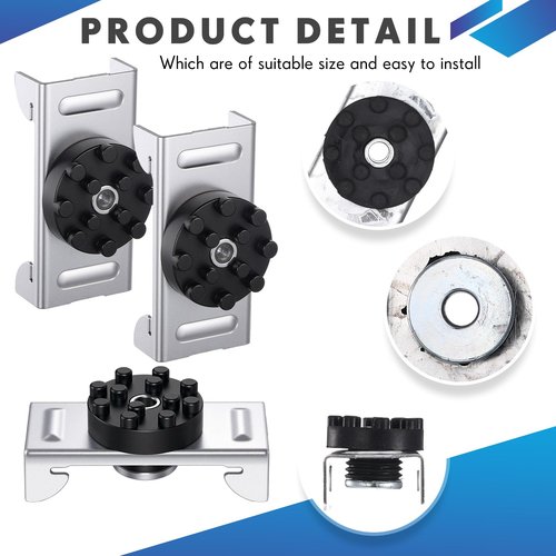 Zonon 100 Pack Soundproofing Sound Isolation Clips Resilient Channel Mounting Clip Reduces Noise from Noisy Neighbors for Apartment Recording Studio Sound Proofing for Walls and Ceilings