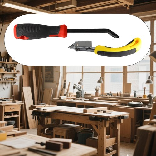 QIYUDA 2PCS Staple Remover Heavy Duty, Carpet Tack Strip Remover Tool, Stapler Puller