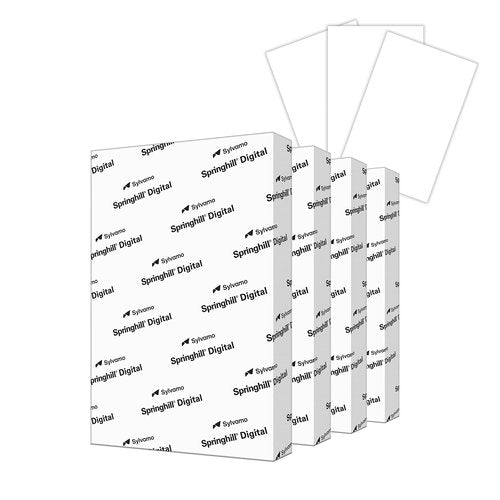 Springhill White 11” x 17” Cardstock Paper, 67lb Vellum Bristol, 147gsm, 1,000 Sheets (4 Reams) – Premium Lightweight Cardstock, Vellum Printer Paper with Textured Finish – 016004C