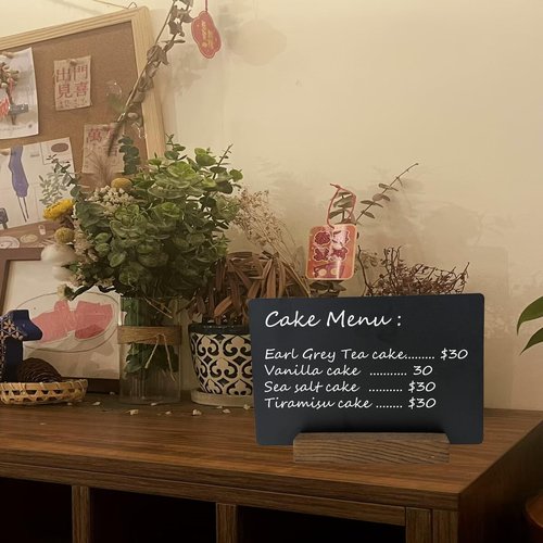 NEWNEWSHOW 3Pack 5.1x7.9 in Chalkboard Sign Double Sided with Wood Base Message Chalkboard Erasable Message Board Sign with Wood Base for Shop Wedding Kitchen Home Party Decoration