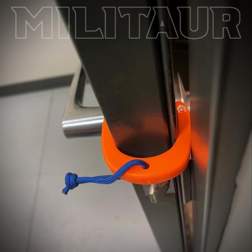 Militaur First Responder Door Stop (Pack of 2) – Multi and Pastel Door Jam for Home, Schools, Contractors, Couriers, Police, and EMS