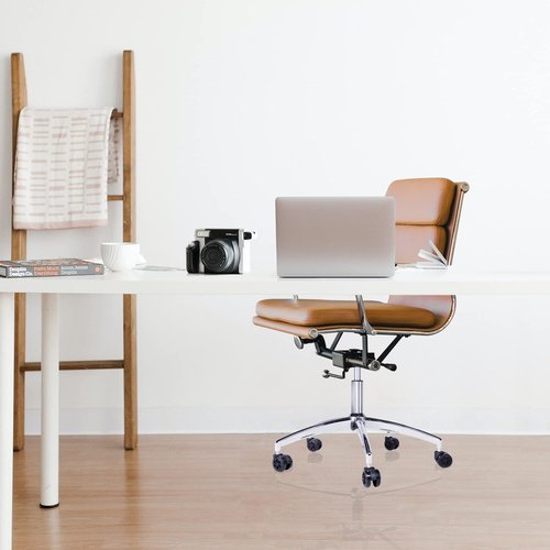 Frassie Metal Office Chair Base Replacement with 5 Casters, 28 Inch Heavy Duty Chair Base Part (Silver)