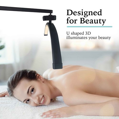 Half Moon Lamp for Lash Extension, LED Floor Light, Lighting for Beauty, Skincare, Lashes, Eyebrows, Lash Lamp for Eyelash Tech, Filming Content Creation,