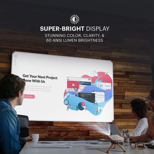 KODAK Luma 150 Ultra Mini Pocket Projector - 1080P Wireless LED with Rechargeable Battery & Speaker