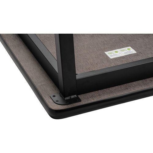 National Public Seating NPS SLT 3 Series 24x60 Metal Science Lab Table with Chem-Res Top in Black