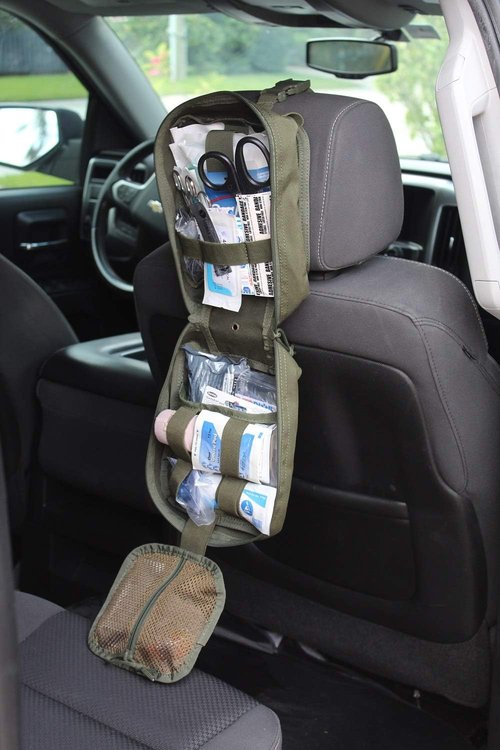 Luminary Advanced IFAK Trauma First Aid Kit - MOLLE Rip-Away Design with Quick Release Panel | Tactical Black
