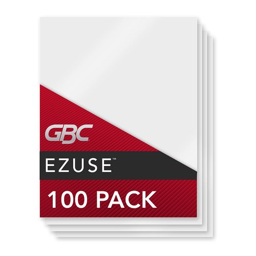 GBC Laminating Sheets, Thermal Laminating Pouches, Letter Size, 3 Mil, EZUse, 100 Pack (3745003)