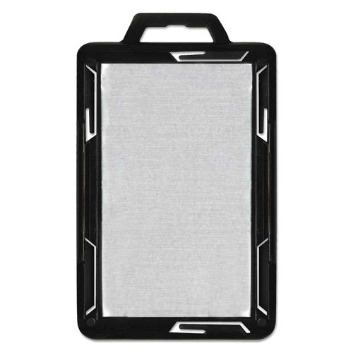 Advantus 76417 Secure-Two Card RFID Blocking Badge, 3 3/8 x 2 1/8, Black, 20 per Pack