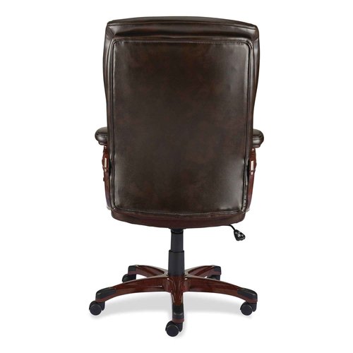 Alera ALEDN42B19 17.13 in. - 20.12 in. Seat Height Darnick Series Manager Chair Supports Up to 275 lbs. - Brown
