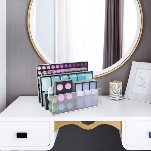 2PCS Clear Acrylic File Organizer for Desk