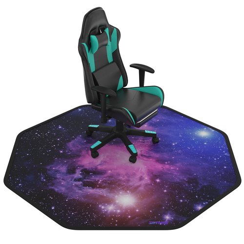 Floor Mat for Office Chair - Office Chair Mat - Chair Mat for Hardwood Floor - Desk & Gaming Chair Protector, Anti-Slip, Easy Clean & Machine Washable (47"×47")