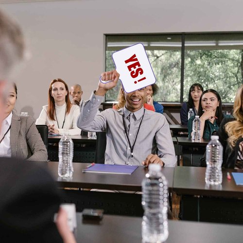 12pcs Dry Erase Answer Paddle, Answer White Boards Double Sided Whiteboard Pack Dry Erase Answer Board for Office School Classroom Teaching Meeting Family Party (9.6x8inch)