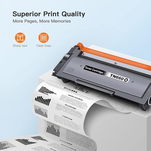 E-Z Ink Compatible Toner Cartridge Replacement for Brother TN660 TN630 High Yield to use with HL-L2300D HL-L2380DW HL-L2320D DCP-L2540DW HL-L2340DW HL-L2360DW MFC-L2720DW Printer (Black)