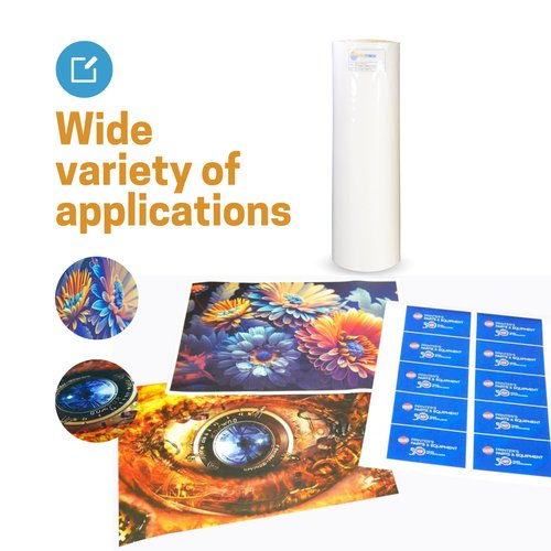 Soft Touch Laminating Film - 12" x 500" x 1" Core Lamination Rolls - Scratch and Tear Resistant Lamination Films - Easy Loading in Lamination Machine - Business Cards, Brochures, Book Covers Creation